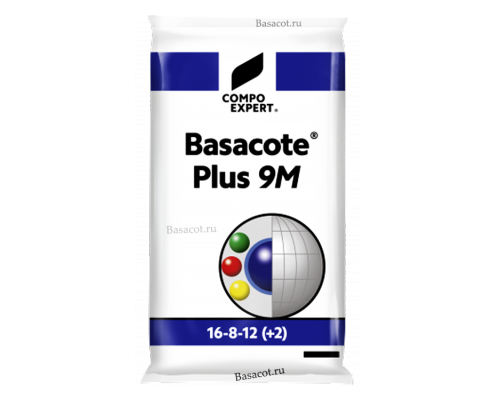 Удобрение Basacote Plus 9M (Базакот Плюс 9М) (16-8-12+МЭ) (25кг) (2023г)